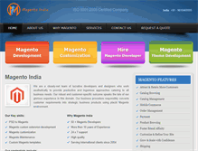 Tablet Screenshot of magentoindia.com
